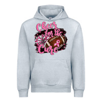 Heather Grey cheer for the cure Urban Hoodie - BarkalooDesign