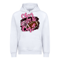 White cheer for the cure Urban Hoodie - BarkalooDesign