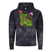 Cloud Black Louisiana map Mardi Gras Vintage Hoodie - NancyCooperArtShop