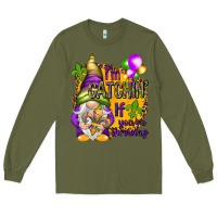 Army Green I'm catching if you're throwing Long Sleeve Tee - HowdyJamesFarm