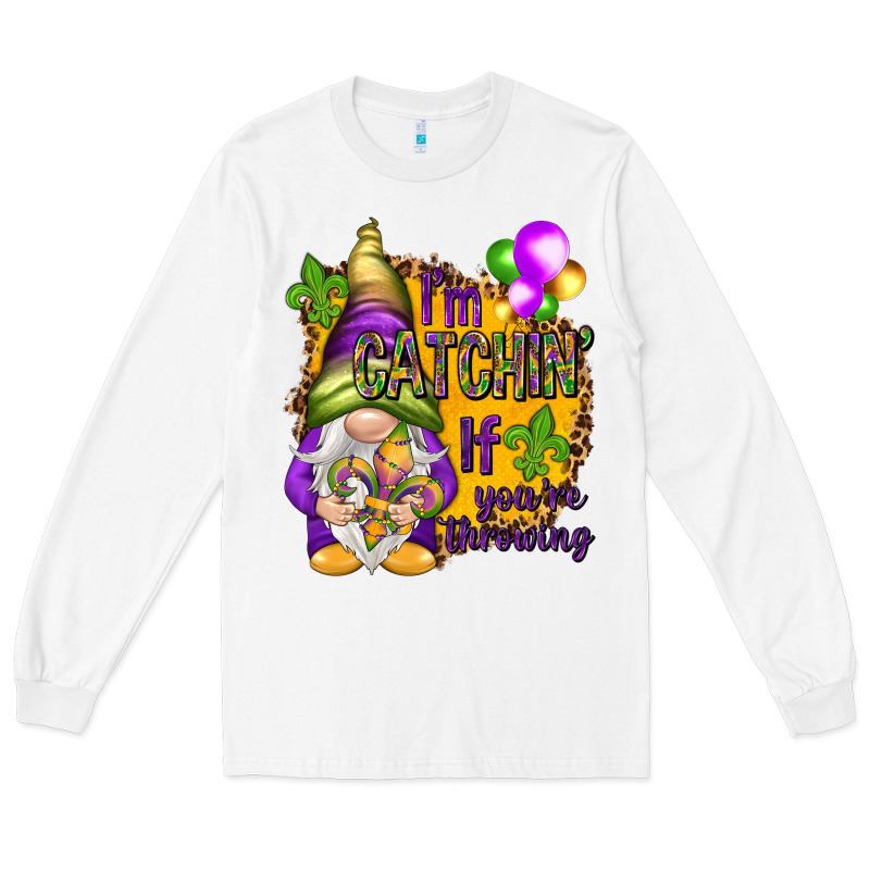 I'm Catching If You're Throwing Long Sleeve Tee by HowdyJamesFarm | Teevron
