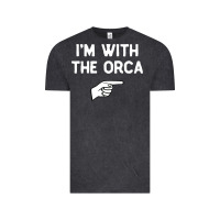 Vintage Black im with the orca costume halloween matching party Vintage Tee - longCreatives