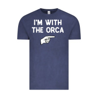 Vintage Denim im with the orca costume halloween matching party Vintage Tee - longCreatives