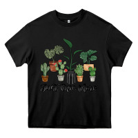 Black just one more plant Heavy Core Tee - MaliasSmallBusiness