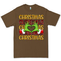Cacao christmas grinch heart hands Premium Tee - MaliasSmallBusiness