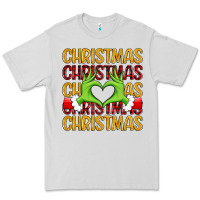 Dove Grey christmas grinch heart hands Premium Tee - MaliasSmallBusiness