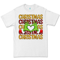 White christmas grinch heart hands Premium Tee - MaliasSmallBusiness