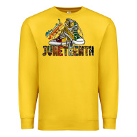 Lemon steppin into juneteenth Premium Sweatshirt - SublimationCraftShop