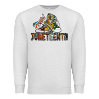 Oatmeal Heather steppin into juneteenth Premium Sweatshirt - SublimationCraftShop