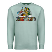 Seafoam steppin into juneteenth Premium Sweatshirt - SublimationCraftShop