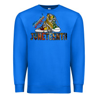 True Royal steppin into juneteenth Premium Sweatshirt - SublimationCraftShop