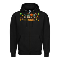 Black cutest pumpkin in the patch lebbey glass Zipper Hoodie - BundleAndBundleShop