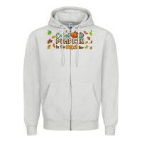 Dove Grey cutest pumpkin in the patch lebbey glass Zipper Hoodie - BundleAndBundleShop