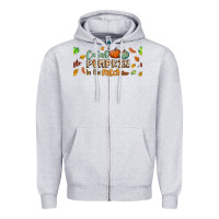 Heather Grey cutest pumpkin in the patch lebbey glass Zipper Hoodie - BundleAndBundleShop