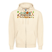 Sandshell cutest pumpkin in the patch lebbey glass Zipper Hoodie - BundleAndBundleShop