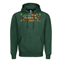 Sports Green cutest pumpkin in the patch lebbey glass Zipper Hoodie - BundleAndBundleShop