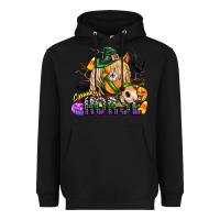 Black spooky horse Heavyweight Hoodie - CowhideDigitalArt