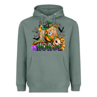 Sage spooky horse Heavyweight Hoodie - CowhideDigitalArt
