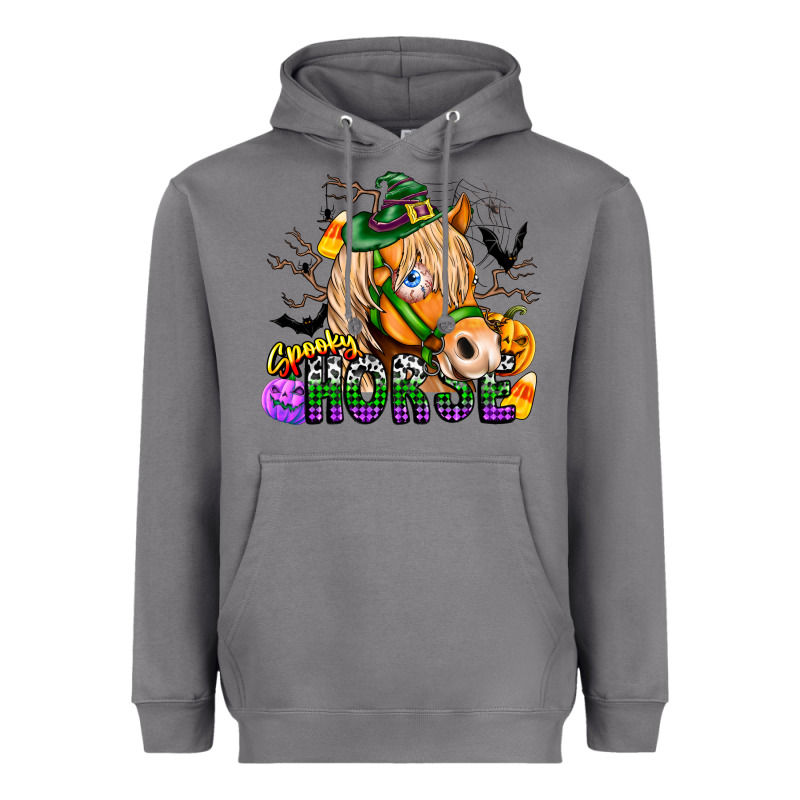 Spooky Horse Heavyweight Hoodie by CowhideDigitalArt | Teevron
