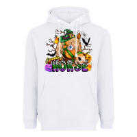 White spooky horse Heavyweight Hoodie - CowhideDigitalArt
