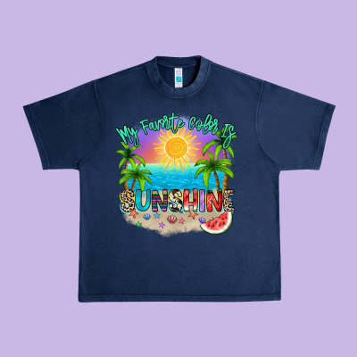 My Favorite Color Is Sunshine Urban Heavy Tee Designed By Nancycooperartshop
