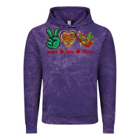 Cloud Purple Peace Love Mexico Vintage Hoodie - texasbilliewilder