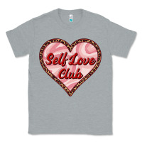 Heather Grey self love club valentine's day Classic Tee - RanaPortraitStore