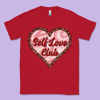 Self Love Club Valentine's Day Classic Tee Designed By Ranaportraitstore