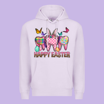 Happy Easter Dental And Egg Premium Hoodie Designed By Bundleandbundleshop
