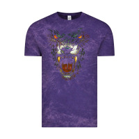 Cloud Purple Werewolf Face Lycan Gothic Horror Occult Scary Halloween Vintage Tee - longCreatives