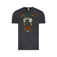 Vintage Black Werewolf Face Lycan Gothic Horror Occult Scary Halloween Vintage Tee - longCreatives