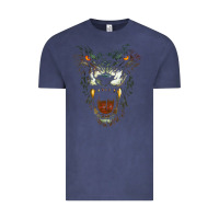 Vintage Denim Werewolf Face Lycan Gothic Horror Occult Scary Halloween Vintage Tee - longCreatives
