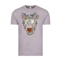 Vintage Zinc Werewolf Face Lycan Gothic Horror Occult Scary Halloween Vintage Tee - longCreatives