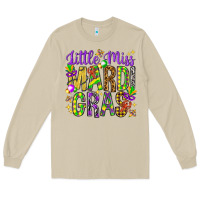 Mushroom Little miss Mardi Gras Long Sleeve Tee - HowdyJamesFarm