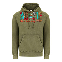 Vintage Olive Auntie Like a Mom Only Cooler Vintage Hoodie - texasbilliewilder