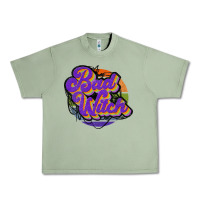 Oil Green bad witch Urban Heavy Tee - JahusDesignShop