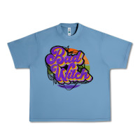 Pebble Blue bad witch Urban Heavy Tee - JahusDesignShop
