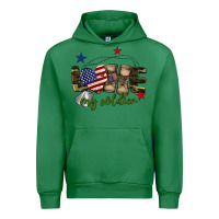 Emerald Love My Soldier Urban Hoodie - BarkalooDesign