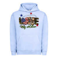 Pigment Grape Ice Love My Soldier Urban Hoodie - BarkalooDesign