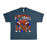 Midnight Navy American Football Mom Urban Heavy Tee - NancyCooperArtShop