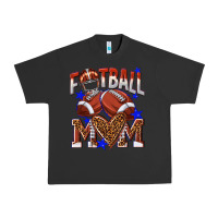 Pigment Black American Football Mom Urban Heavy Tee - NancyCooperArtShop