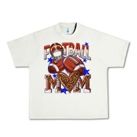 Pistachio American Football Mom Urban Heavy Tee - NancyCooperArtShop