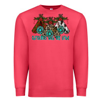 Cardinal Christmas With Tribe Premium Sweatshirt - CowhideDigitalArt