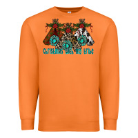 Carrot Christmas With Tribe Premium Sweatshirt - CowhideDigitalArt