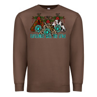 Chestnut Christmas With Tribe Premium Sweatshirt - CowhideDigitalArt