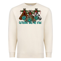 Sandshell Christmas With Tribe Premium Sweatshirt - CowhideDigitalArt