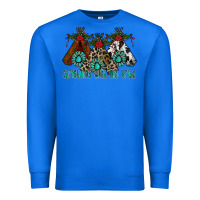 True Royal Christmas With Tribe Premium Sweatshirt - CowhideDigitalArt