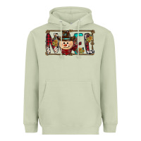 Matcha noel snowman christmas Heavyweight Hoodie - CowhideDigitalArt