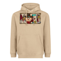 Mushroom noel snowman christmas Heavyweight Hoodie - CowhideDigitalArt