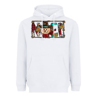 White noel snowman christmas Heavyweight Hoodie - CowhideDigitalArt
